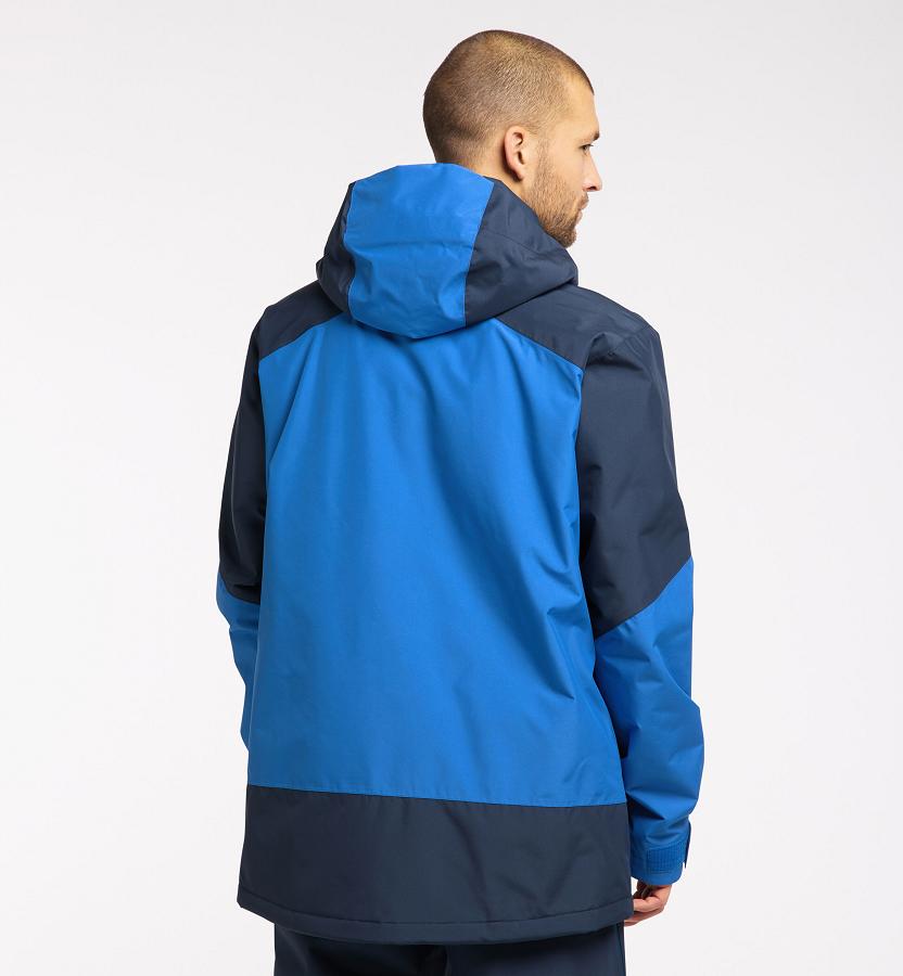 Haglöfs Mens Lumi Insulated Jacket Blue New Zealand 52964QHXB